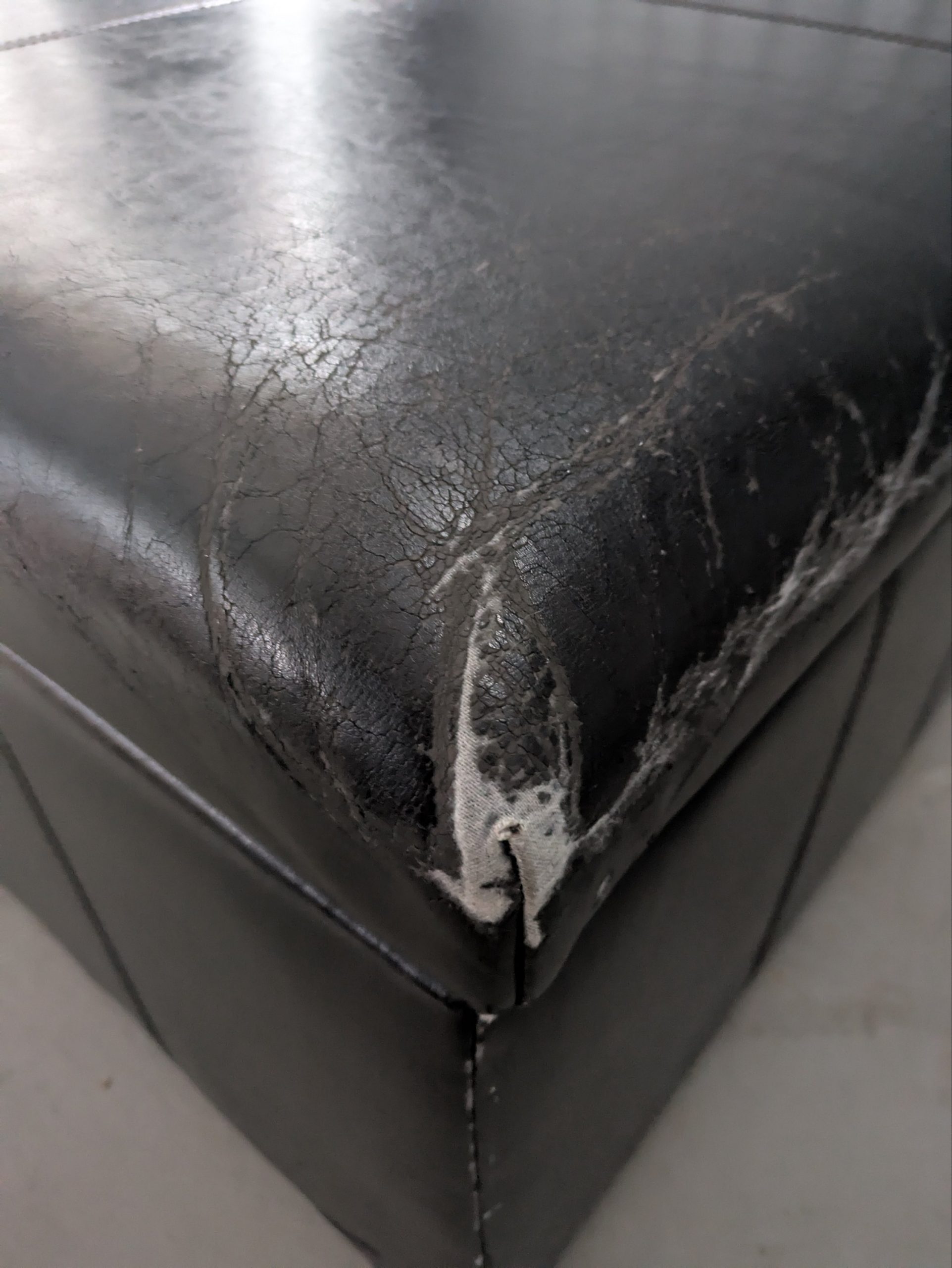 Used Ottoman with Storage - Image 3