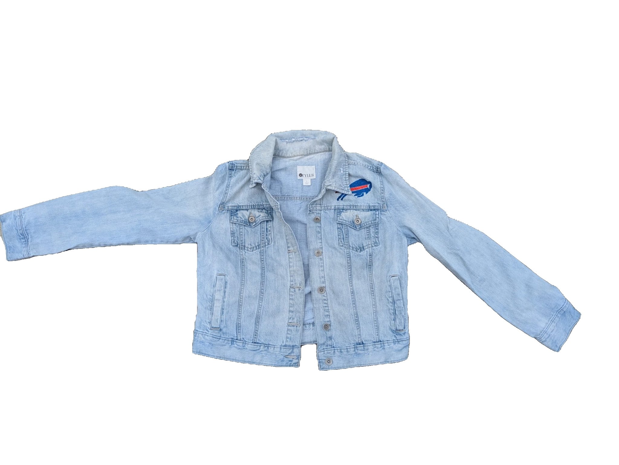 Youth Large Bills Denim Jacket - Image 1