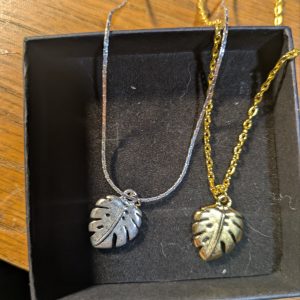 leaf necklaces